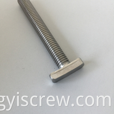 good quality stainless steel t track bolts